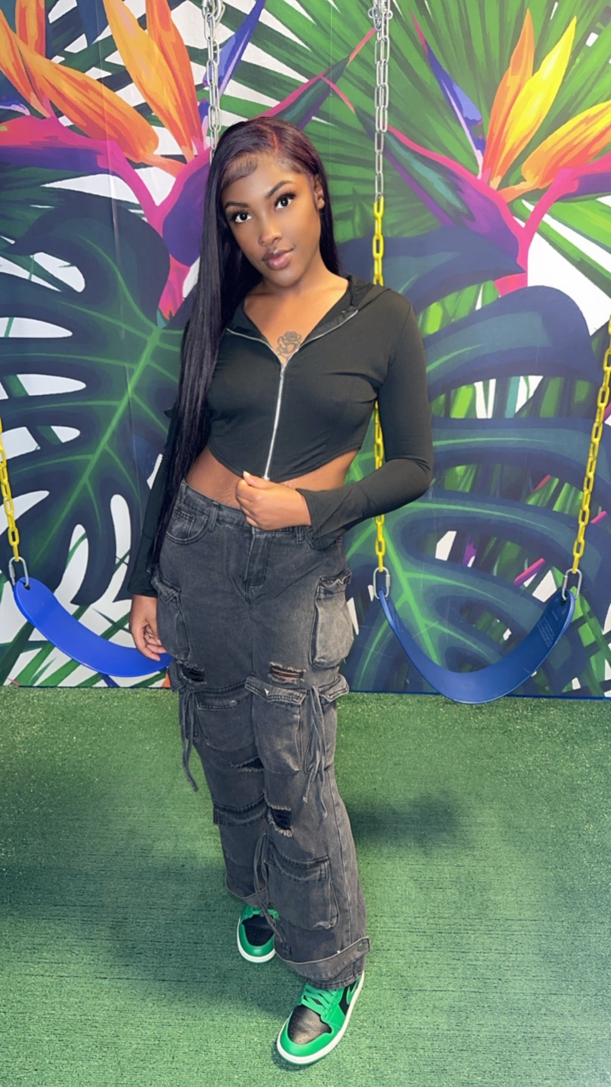 In My Zone Baggy Cargo Jeans