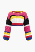 Load image into Gallery viewer, Bel-Air Knit Cropped Knit Sweater