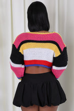 Load image into Gallery viewer, Bel-Air Knit Cropped Knit Sweater