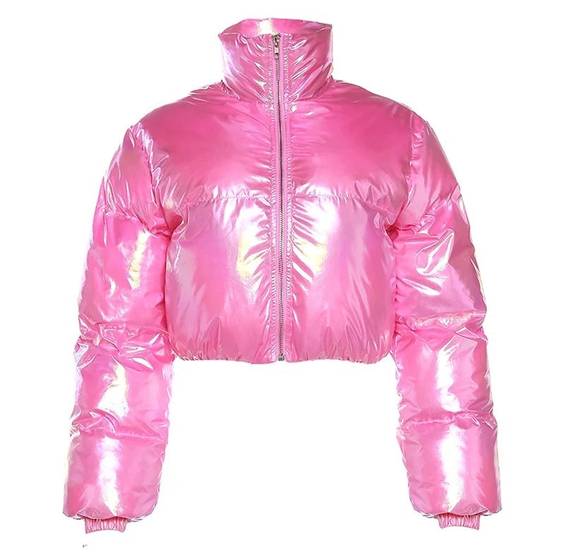 Bubble Crop Puffer Jacket